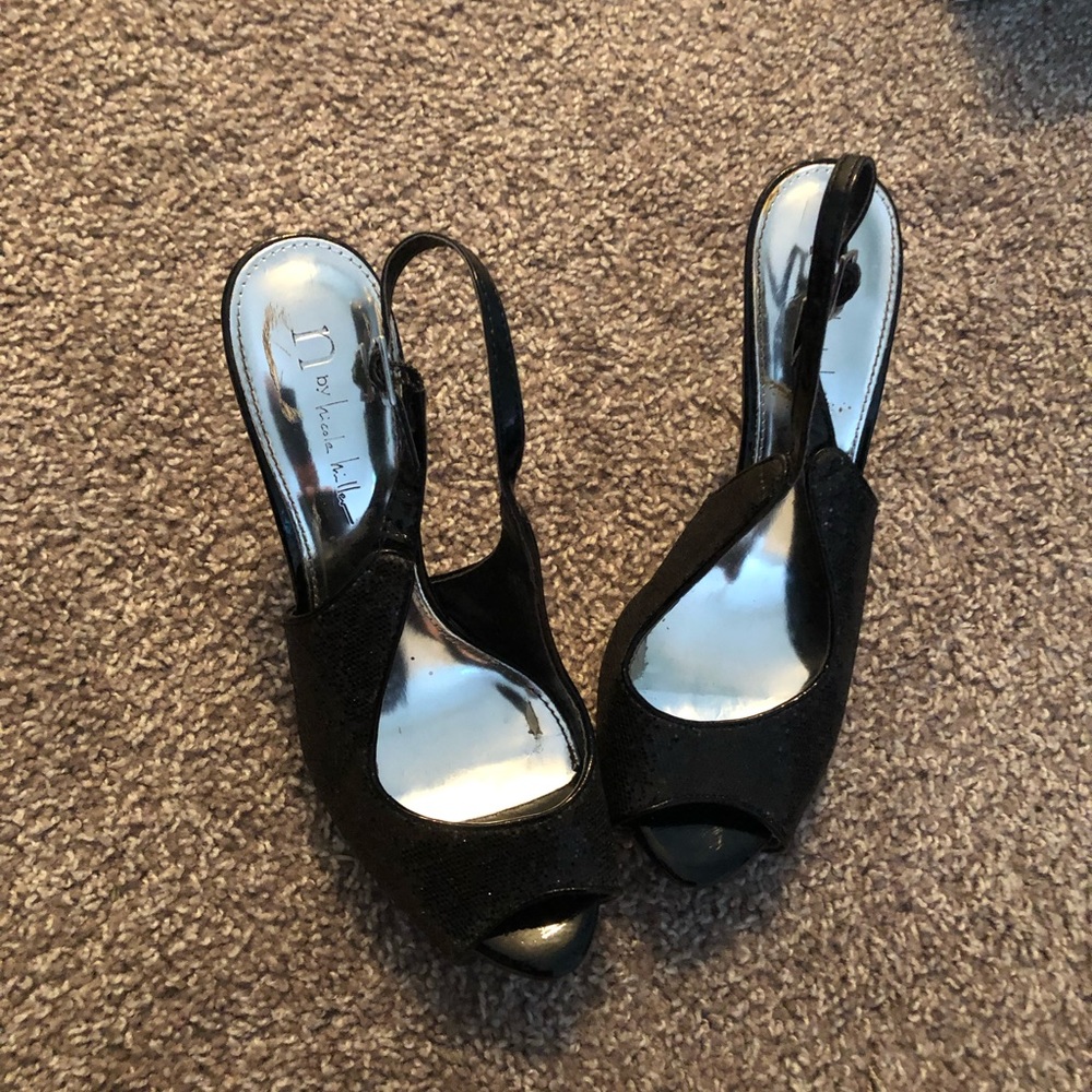 N by Nicole Miller sling back heels